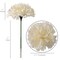 100-Pack Ivory Silk Carnation Picks - Lifelike Texture, Floral Arrangements, Wedding & Crafts - Year-Round Decor, Floral Home by Artificial Flowers